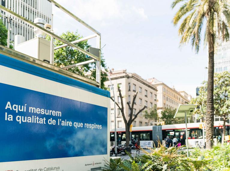mesurar qualitat aire Barcelona