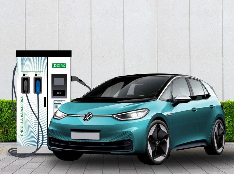 Endolla Barcelona and Volkswagen work together to promote electric vehicles