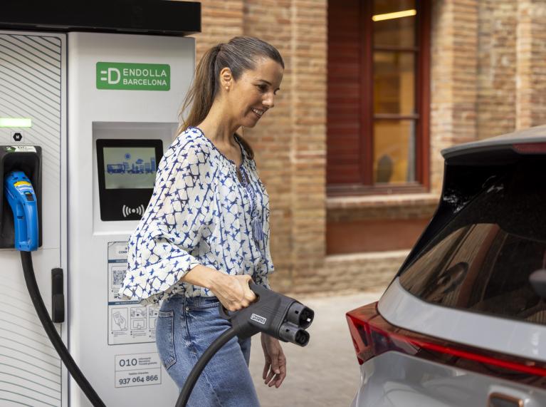 punt de recàrrega Endolla Barcelona