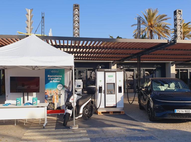 estand d'Endolla al moll de mestral